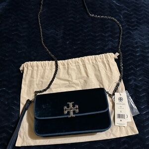 Tory Burch Britten Embellishment Chain Wallet with Wristlet